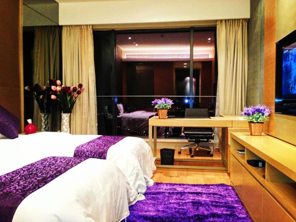 Checkinn International Apartment Kuangcsou Szoba fotó