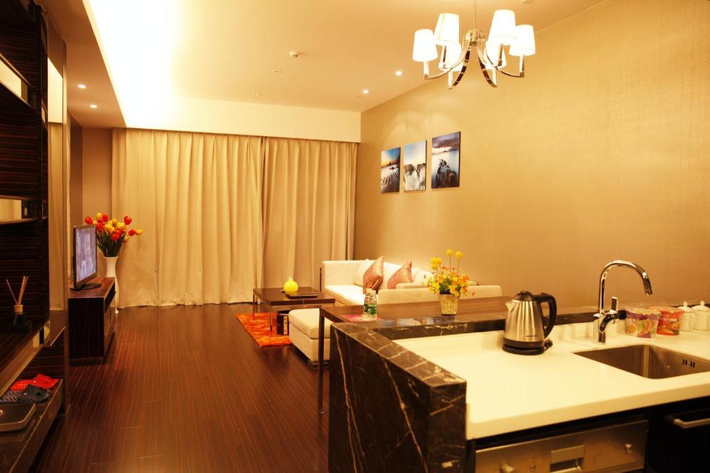 Checkinn International Apartment Kuangcsou Szoba fotó
