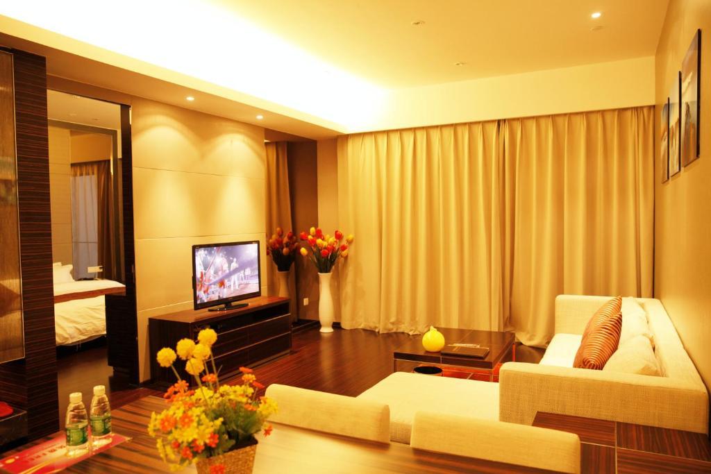 Checkinn International Apartment Kuangcsou Szoba fotó