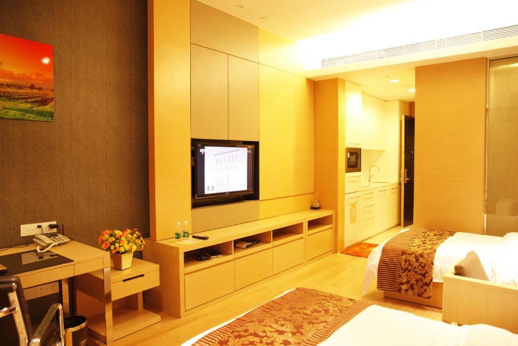 Checkinn International Apartment Kuangcsou Szoba fotó