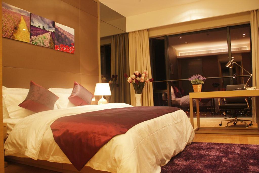 Checkinn International Apartment Kuangcsou Szoba fotó