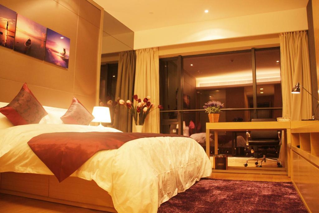 Checkinn International Apartment Kuangcsou Szoba fotó
